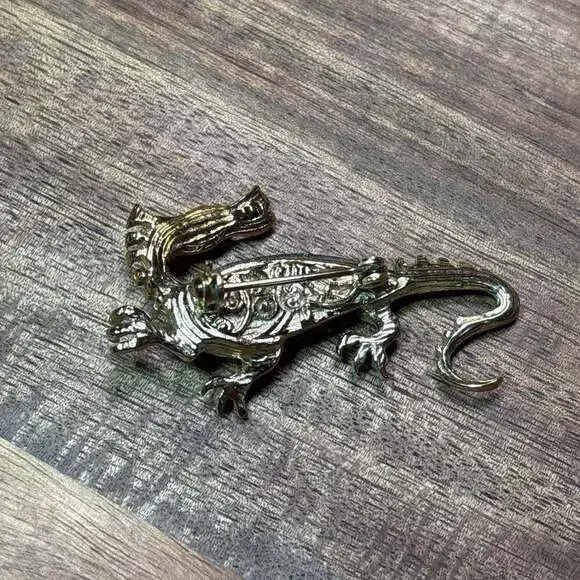 Loch Ness monster brooch with abalone - Picture 2 of 5